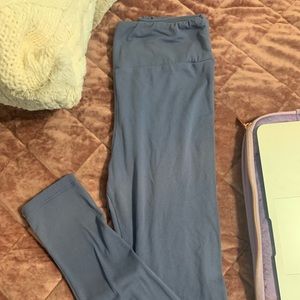 Lularoe blue grey leggings